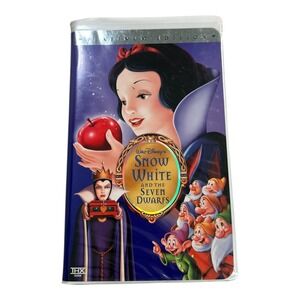 Disney Snow White and the Seven Dwarfs Platinum Edition VHS Tape
